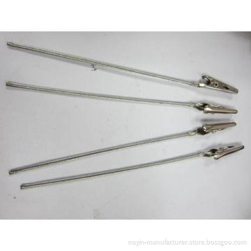 Alligator clip with various size, nickel color, factory directly selling, OEM orders are availableNew